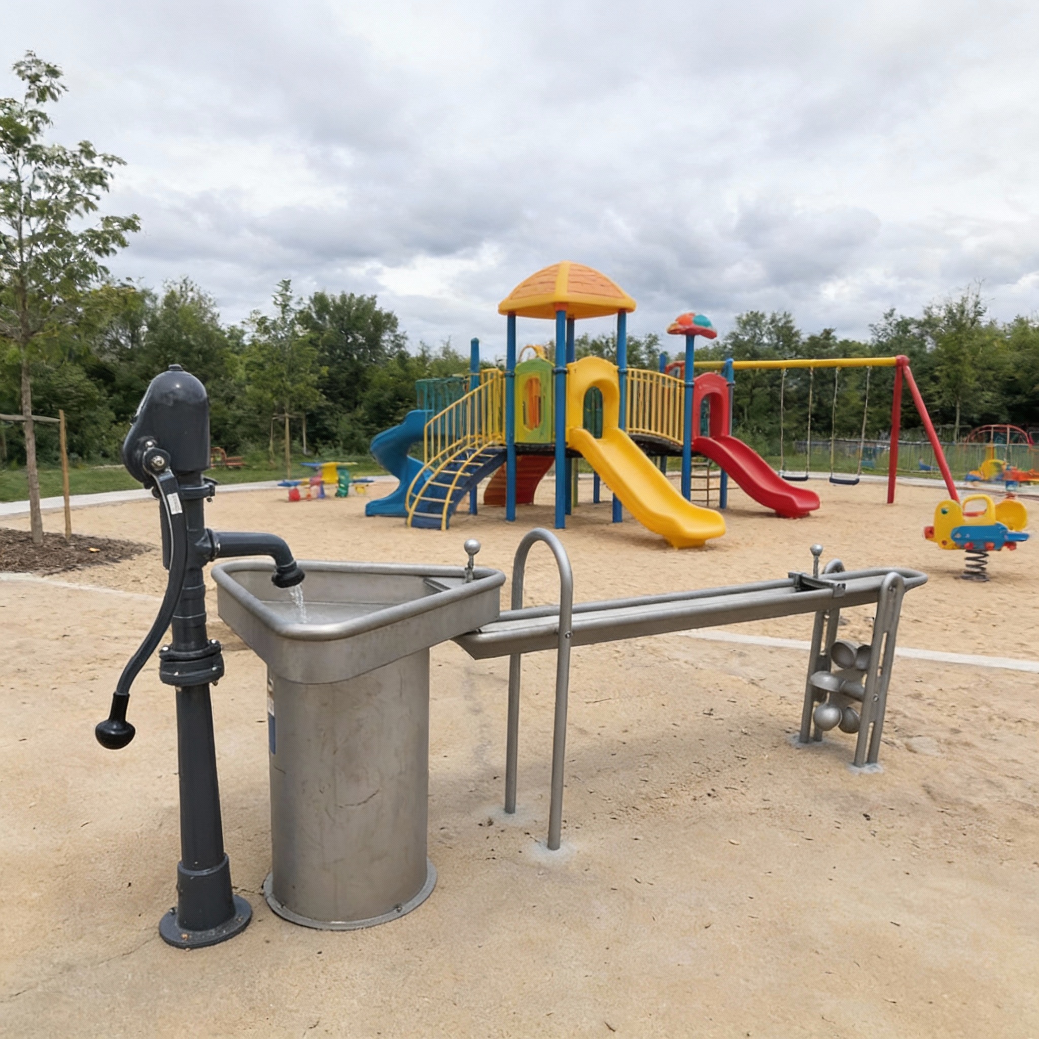 Детская площадка для игр с песком и водой Атыш