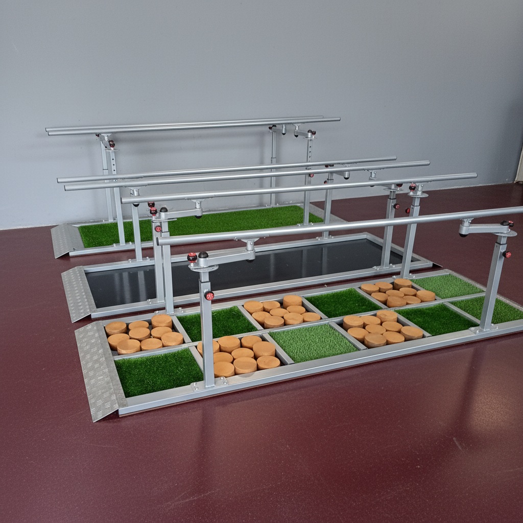 Дорожка для ходьбы с имитацией неровной поверхности 3 x 1 м