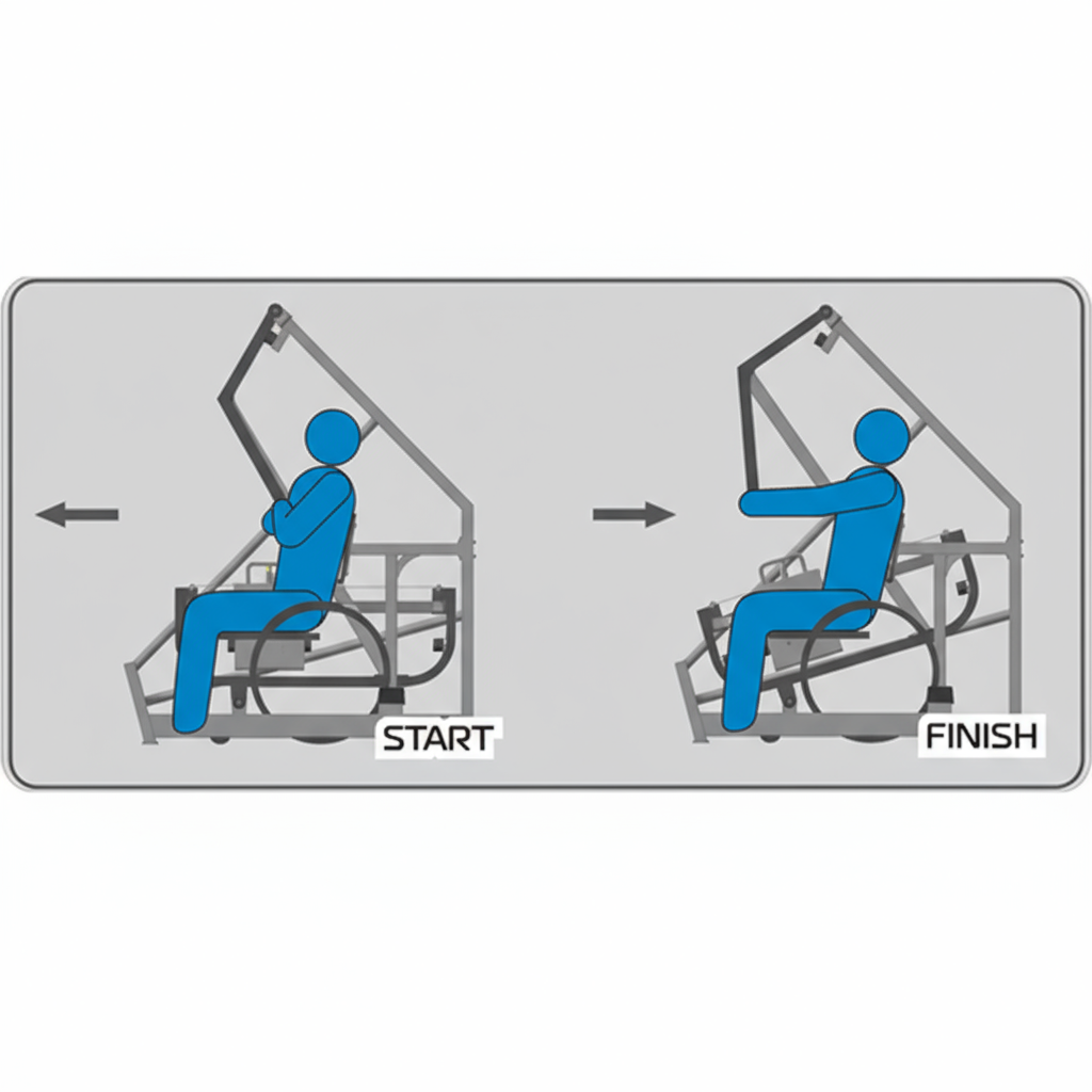 НВВ-006Z Жим от груди для колясочников