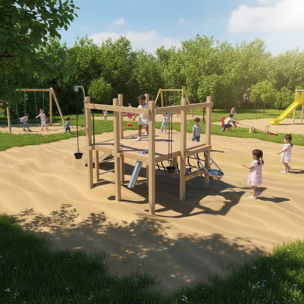 Площадка для игр с песком Кубик