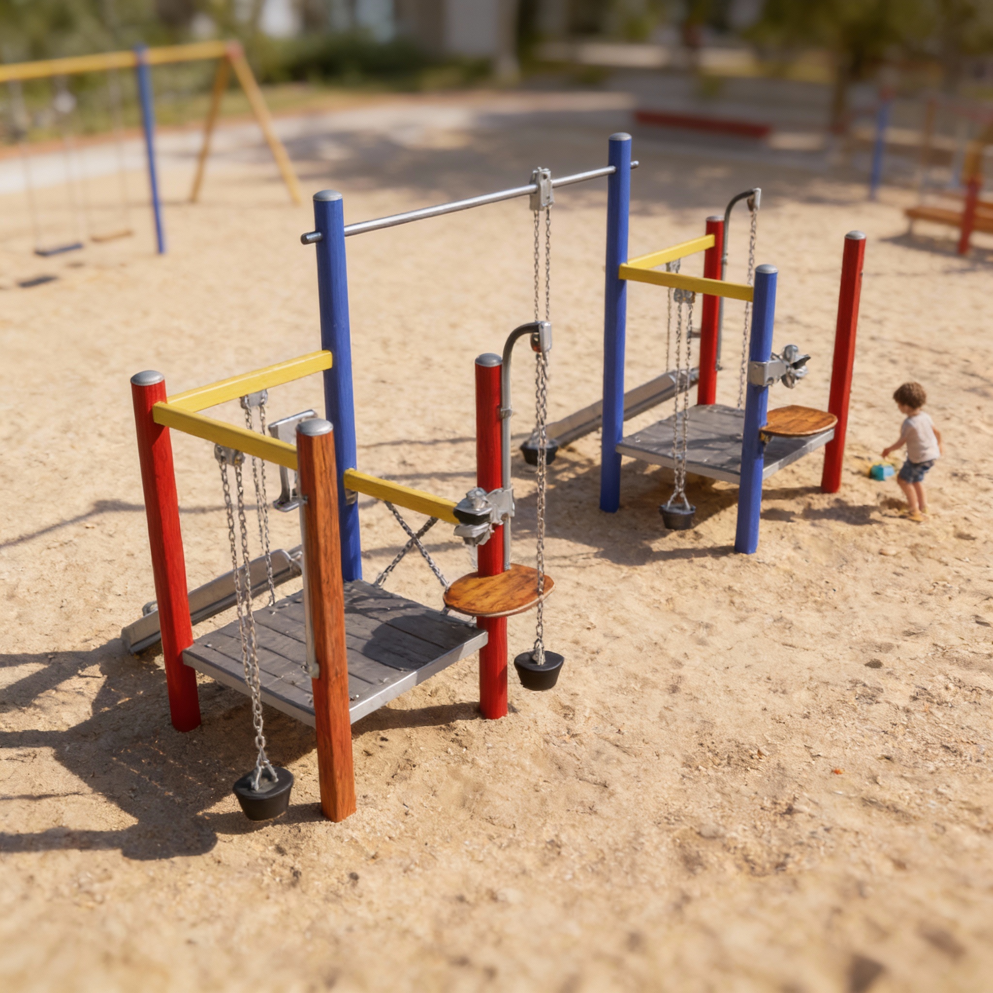 Комплекс для игр с песком антивандальный