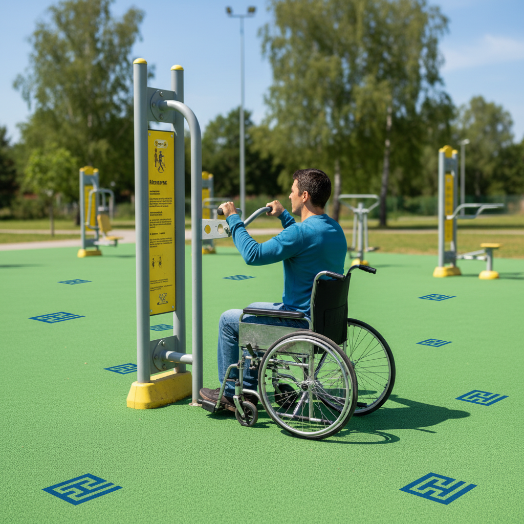 ZV-003 Низкий турник для колясочников