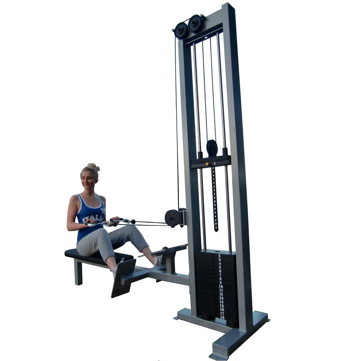 Тренажер «Нижняя тяга» для верхней части тела - KRAFT Fitness BASE