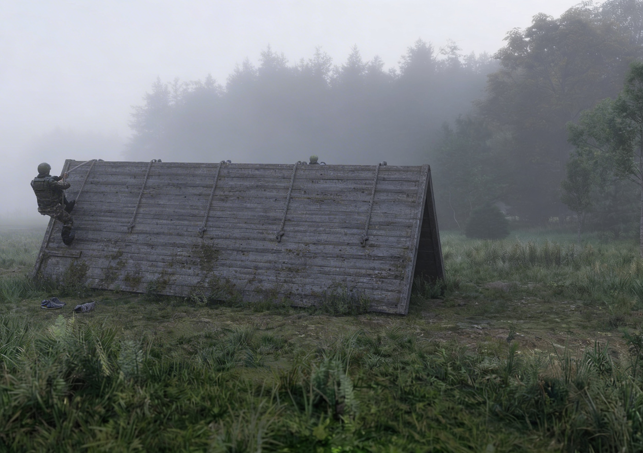 Пирамида - элемент полосы препятствий Разведчик