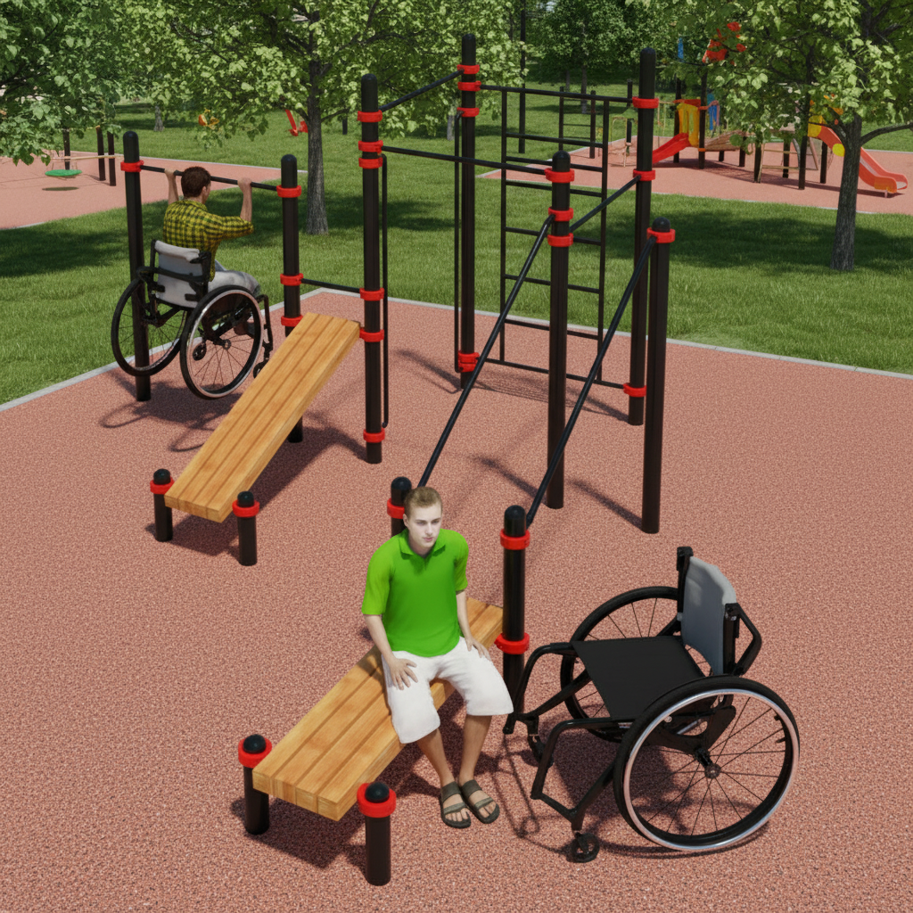 W-7.07 Компекс для инвалидов-колясочников PERFECT