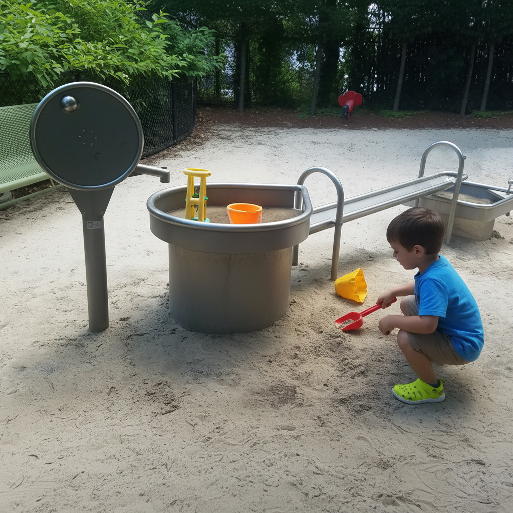 Детская площадка для игр с песком и водой Вернал