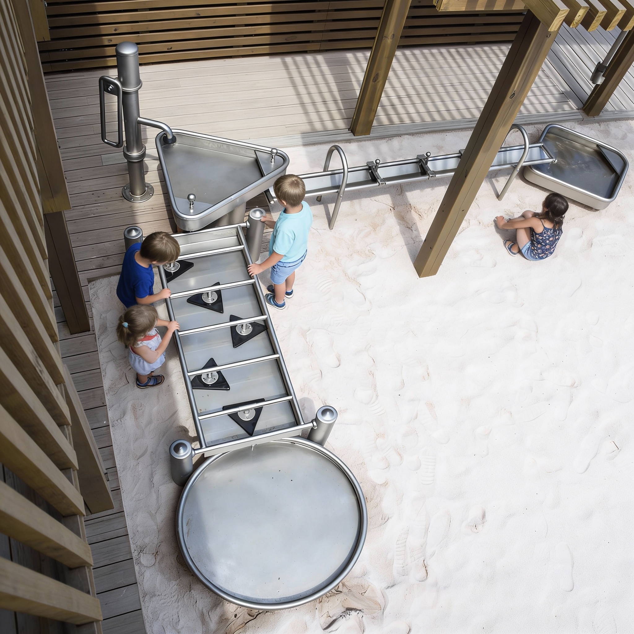 Детская площадка для игр с песком и водой Зеренбах