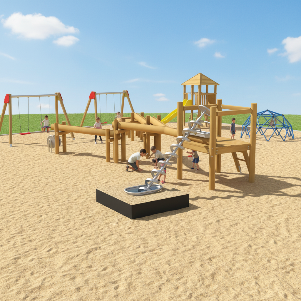 Детская площадка для игр с песком и водой Джур-Джур