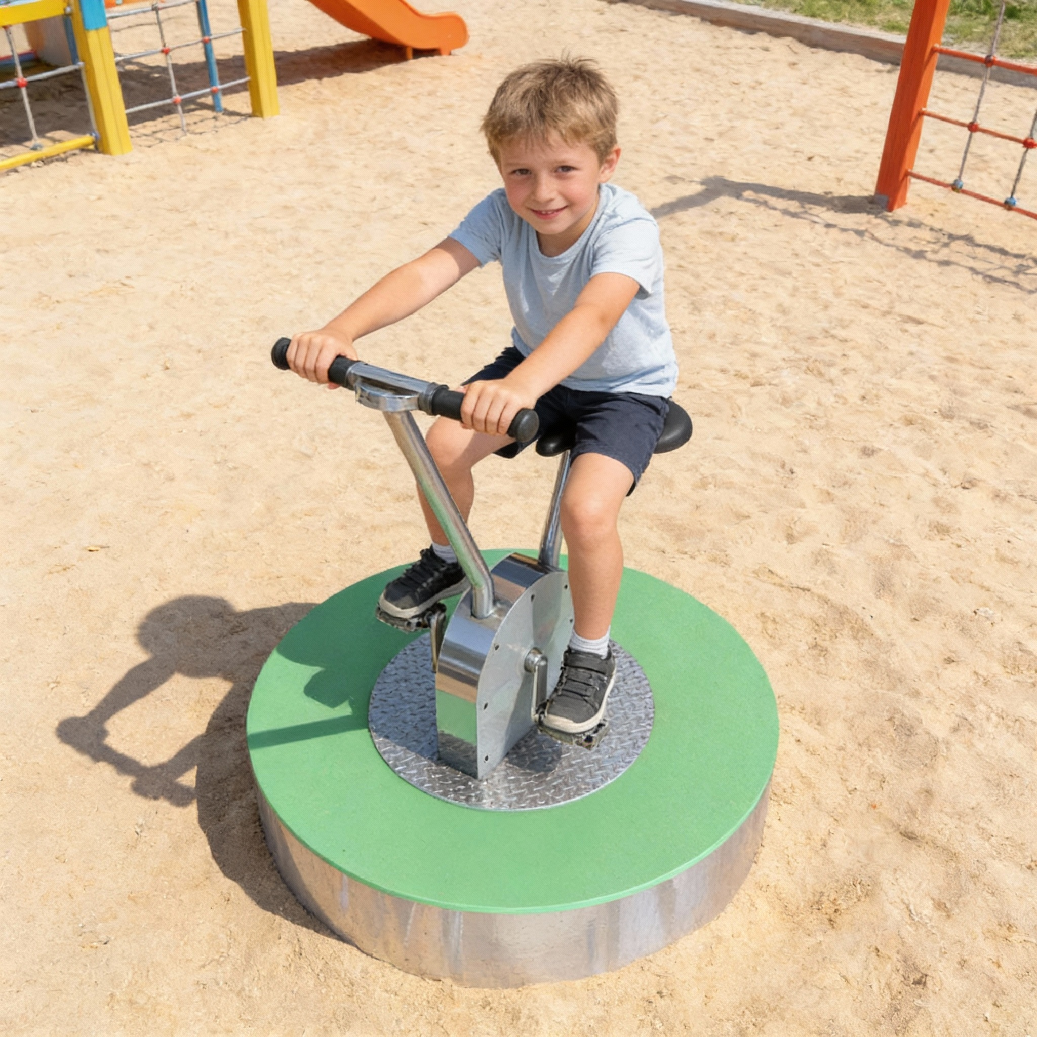 Велосипед - брызгалка (нерж.сталь)