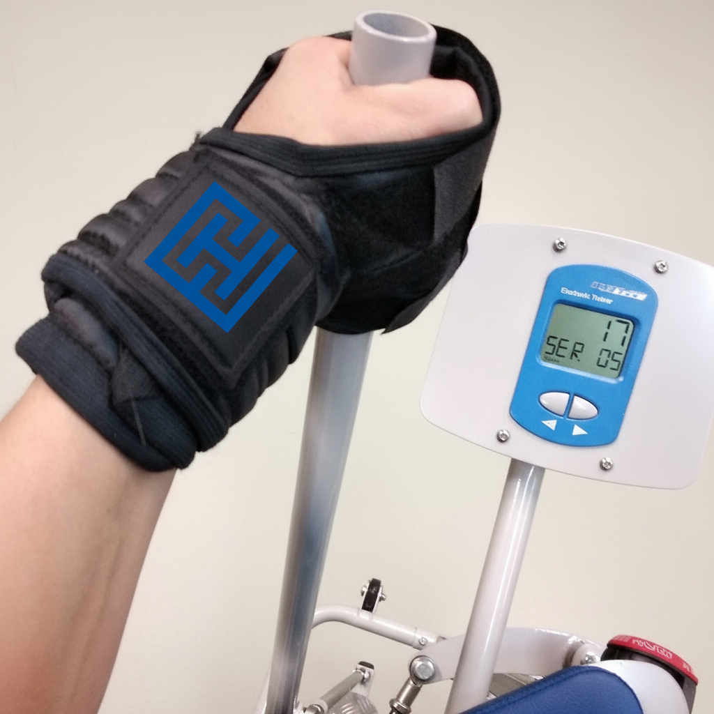 Перчатки для фиксации кисти на рукояти тренажеров