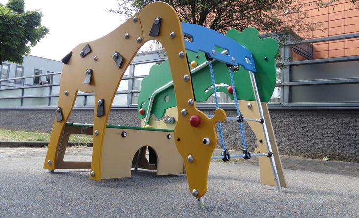 Детская площадка для слабовидящих детей
