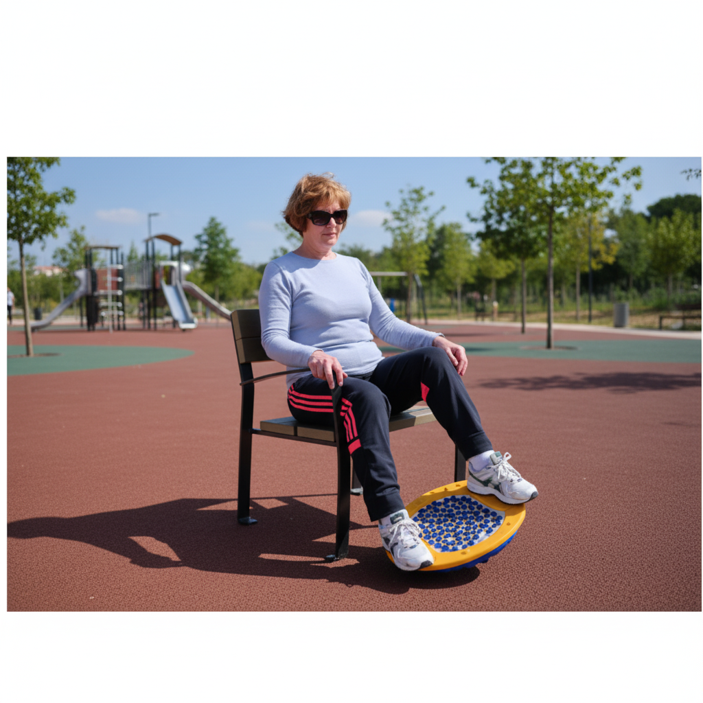 УТИп-060 Тренажер для пожилых Лабиринт для ног 2