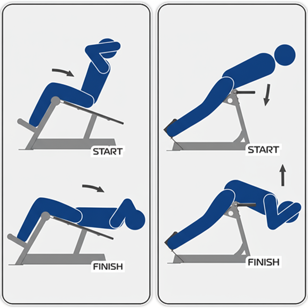 НВВ-023Z Скамья для пресса и гиперэкстензия