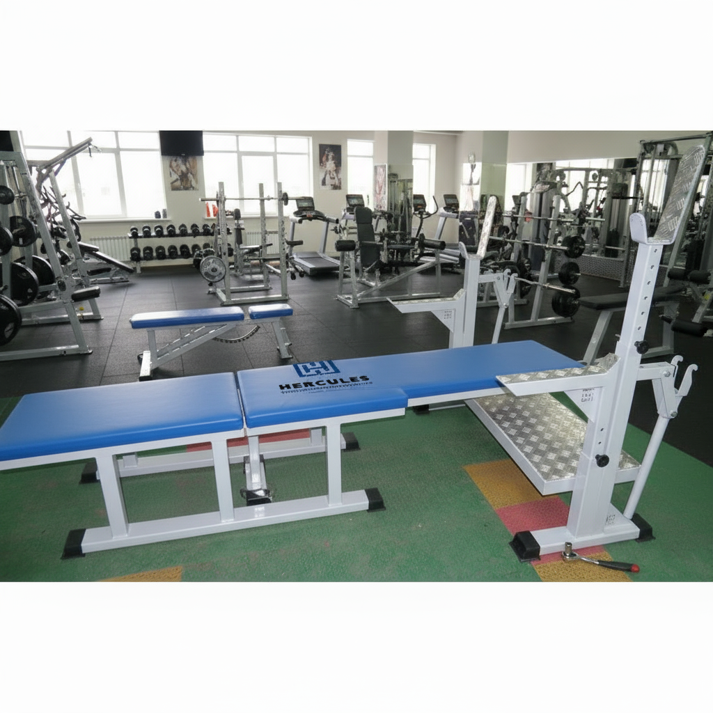 Скамья со стойками для жима лежа для инвалидов