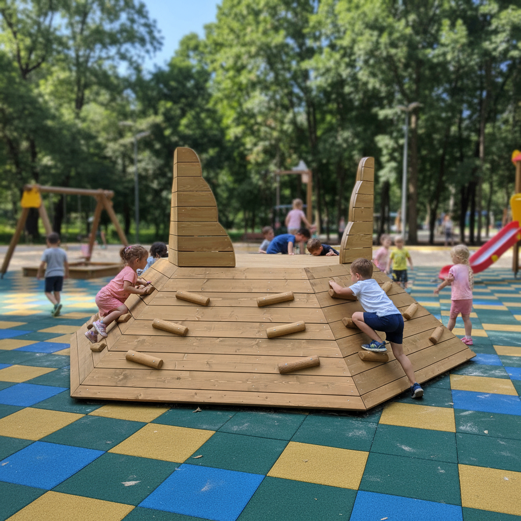 Пирамида с горкой из нержавейки v.2