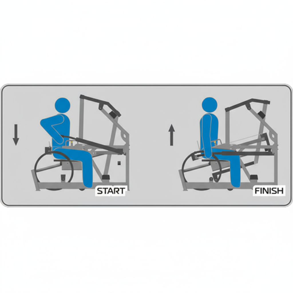 НВВ-007Z Трицепс-машина для колясочников