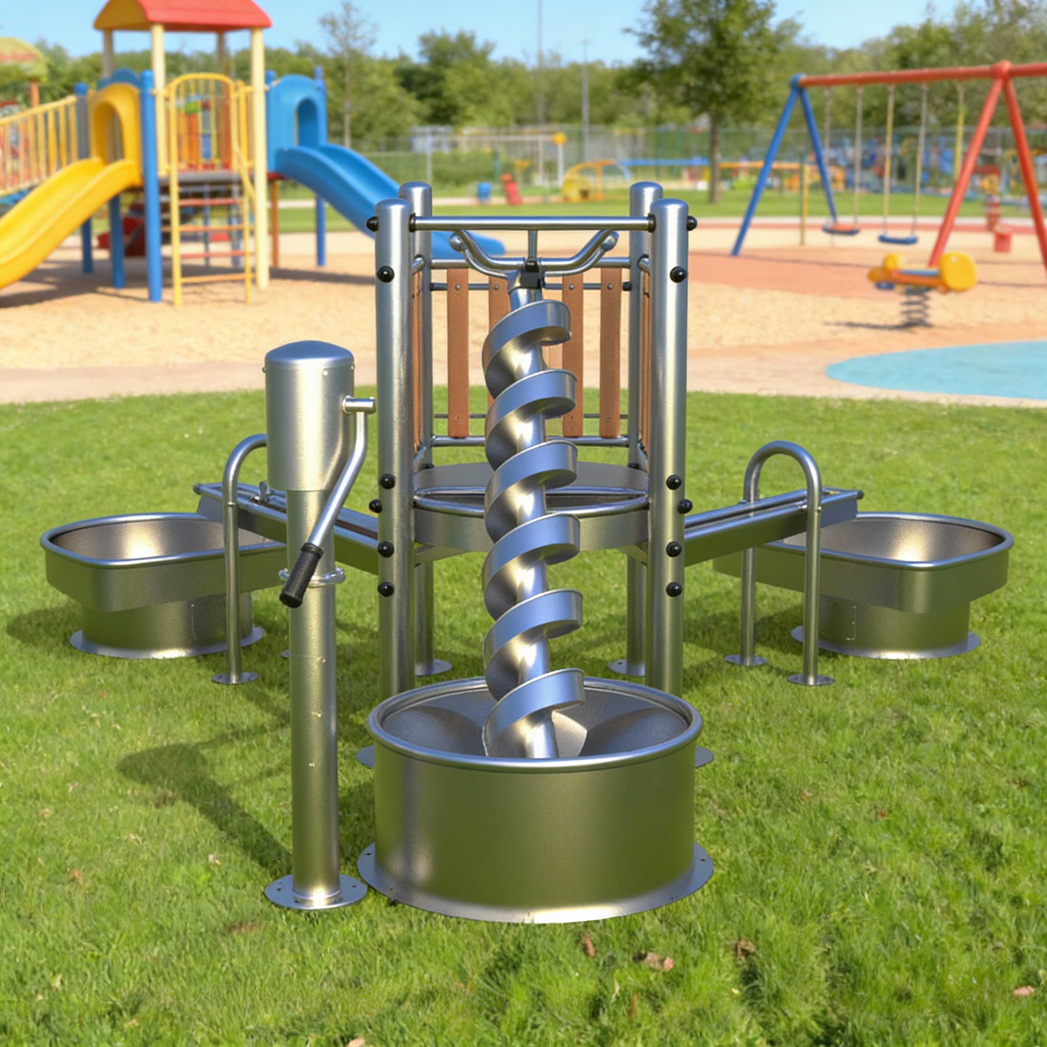 Детская площадка для игр с водой Архимед