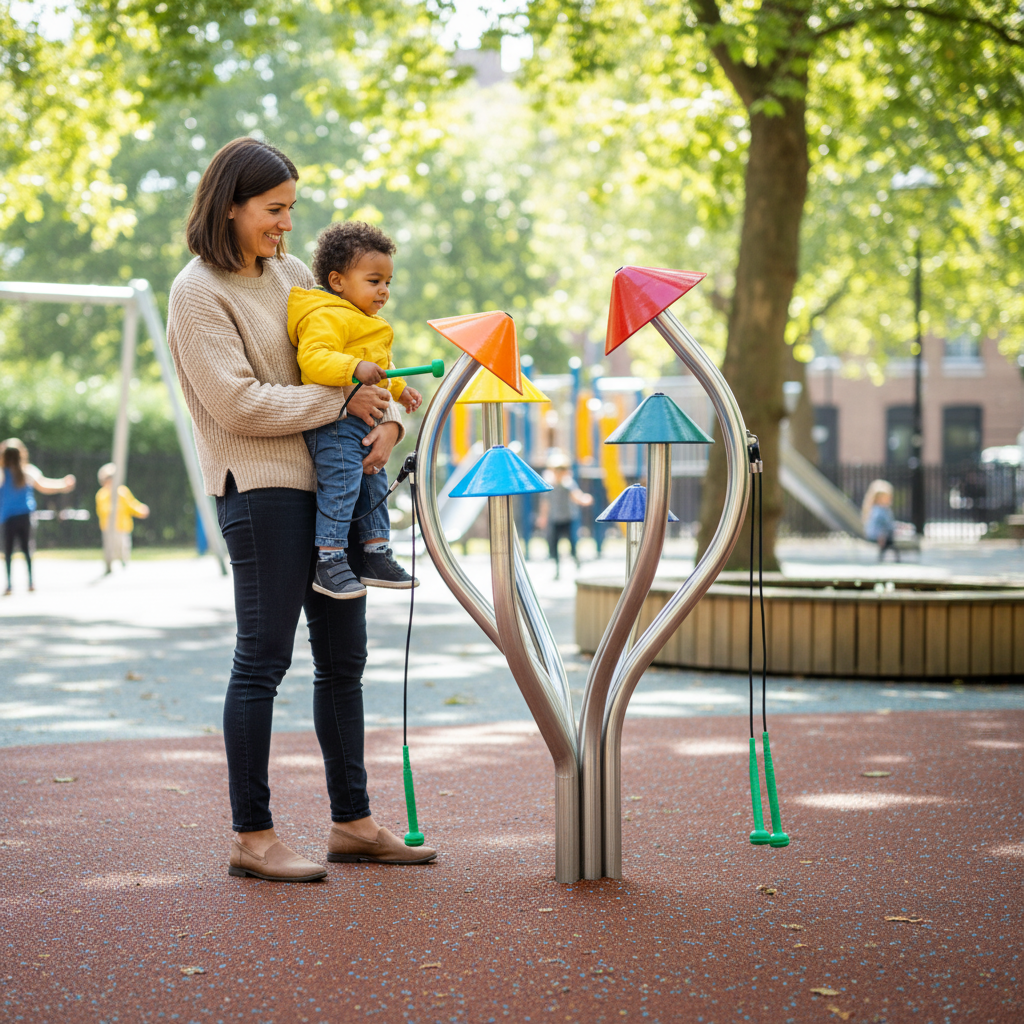 Музыкальный уличный инструмент Грибы