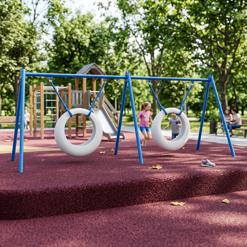 Качели - светящееся кольцо