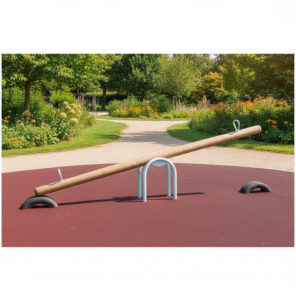 Балансир двухместный на стальной опоре