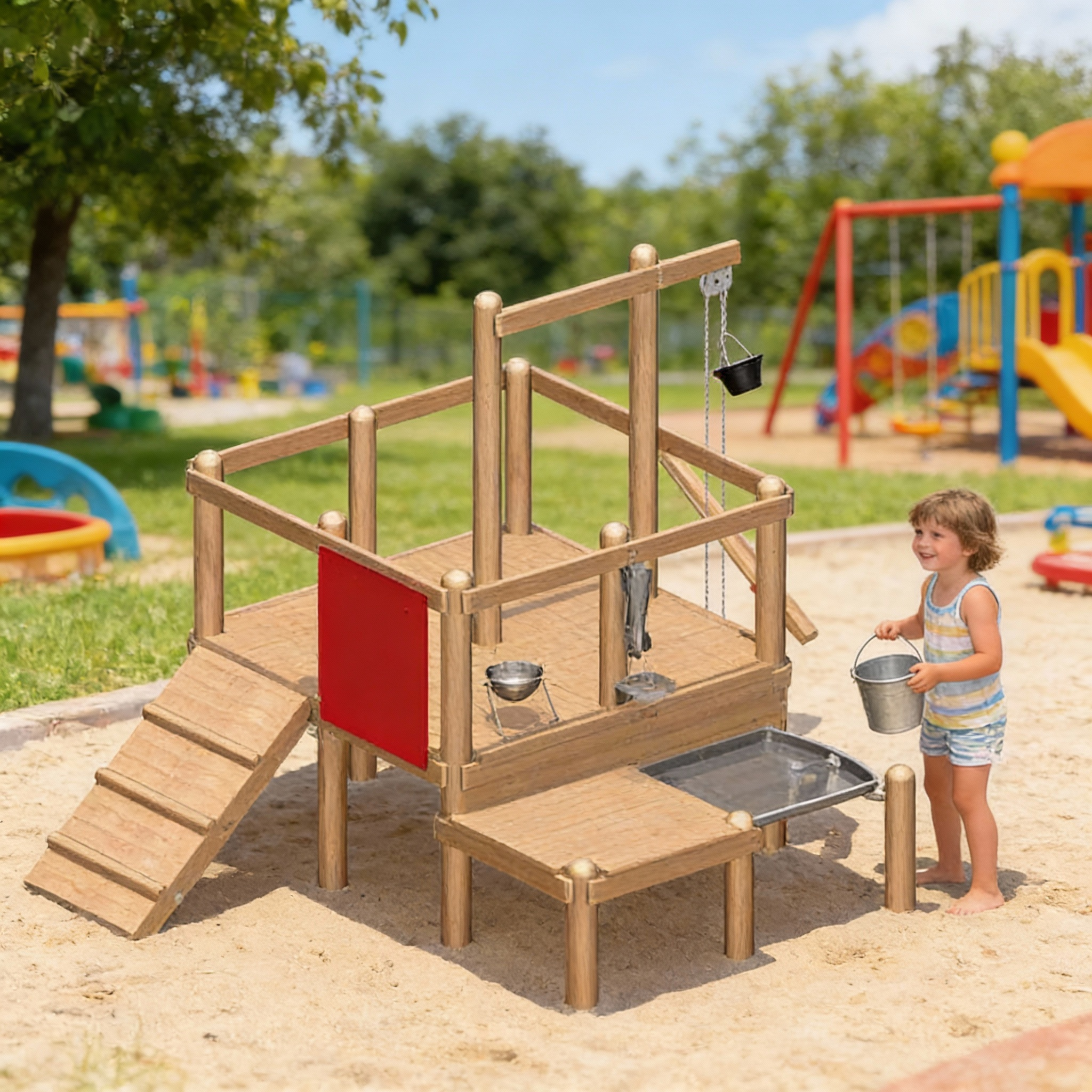 Детская площадка для игр с песком "Кайри"