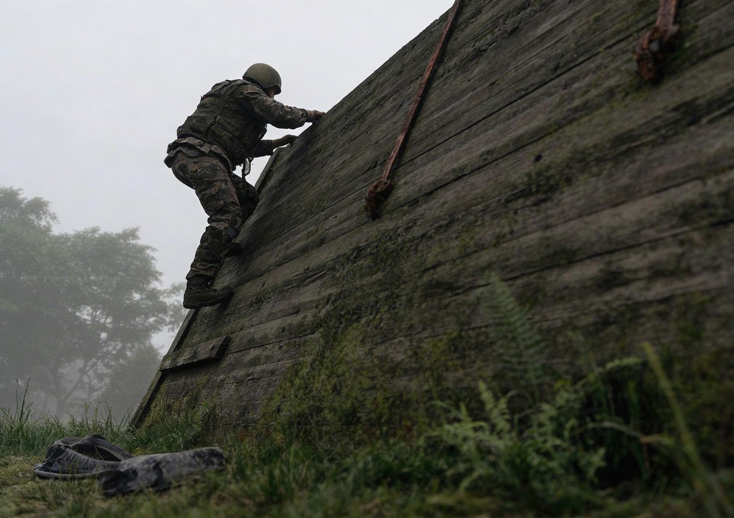Пирамида - элемент полосы препятствий Разведчик