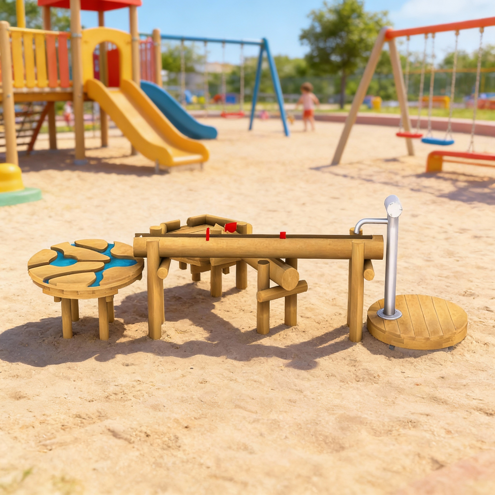 Детская площадка для игр с песком и водой Гуина