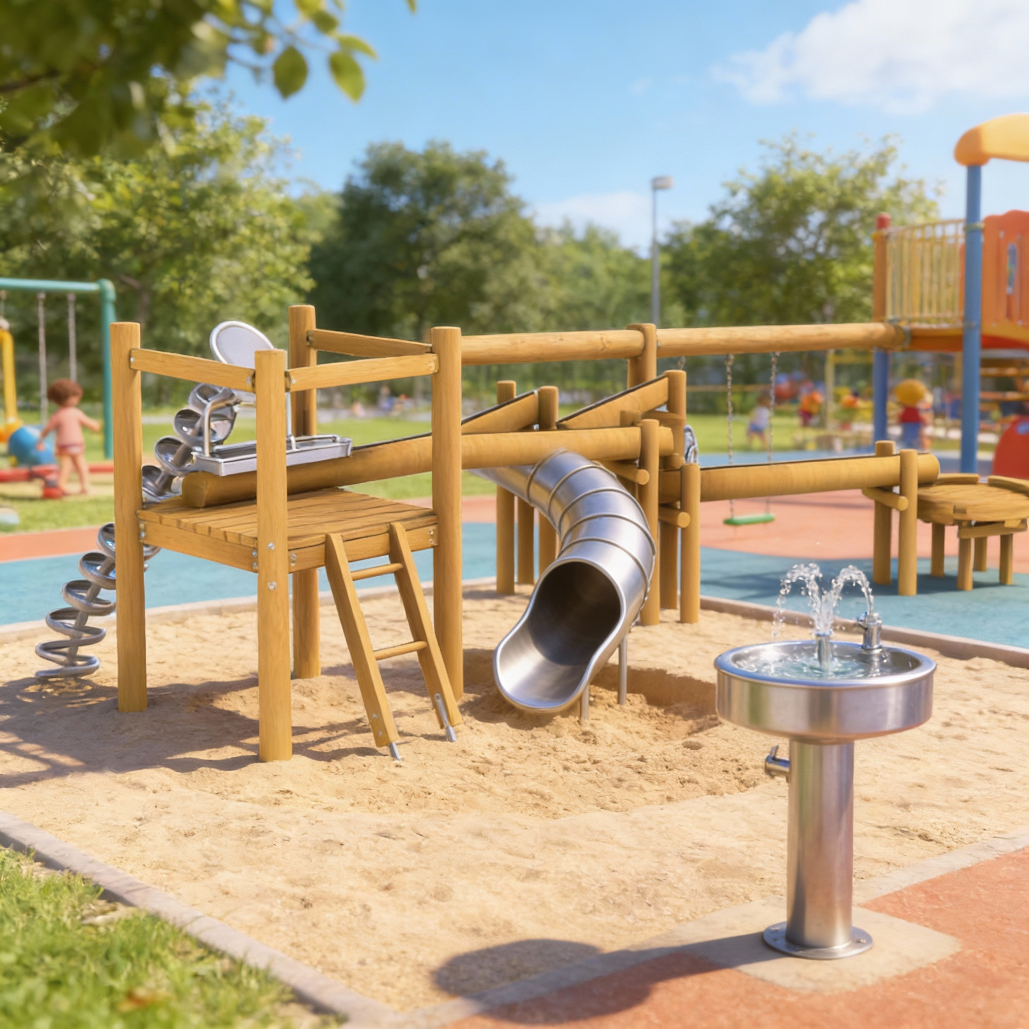 Детская площадка для игр с песком и водой Джур-Джур