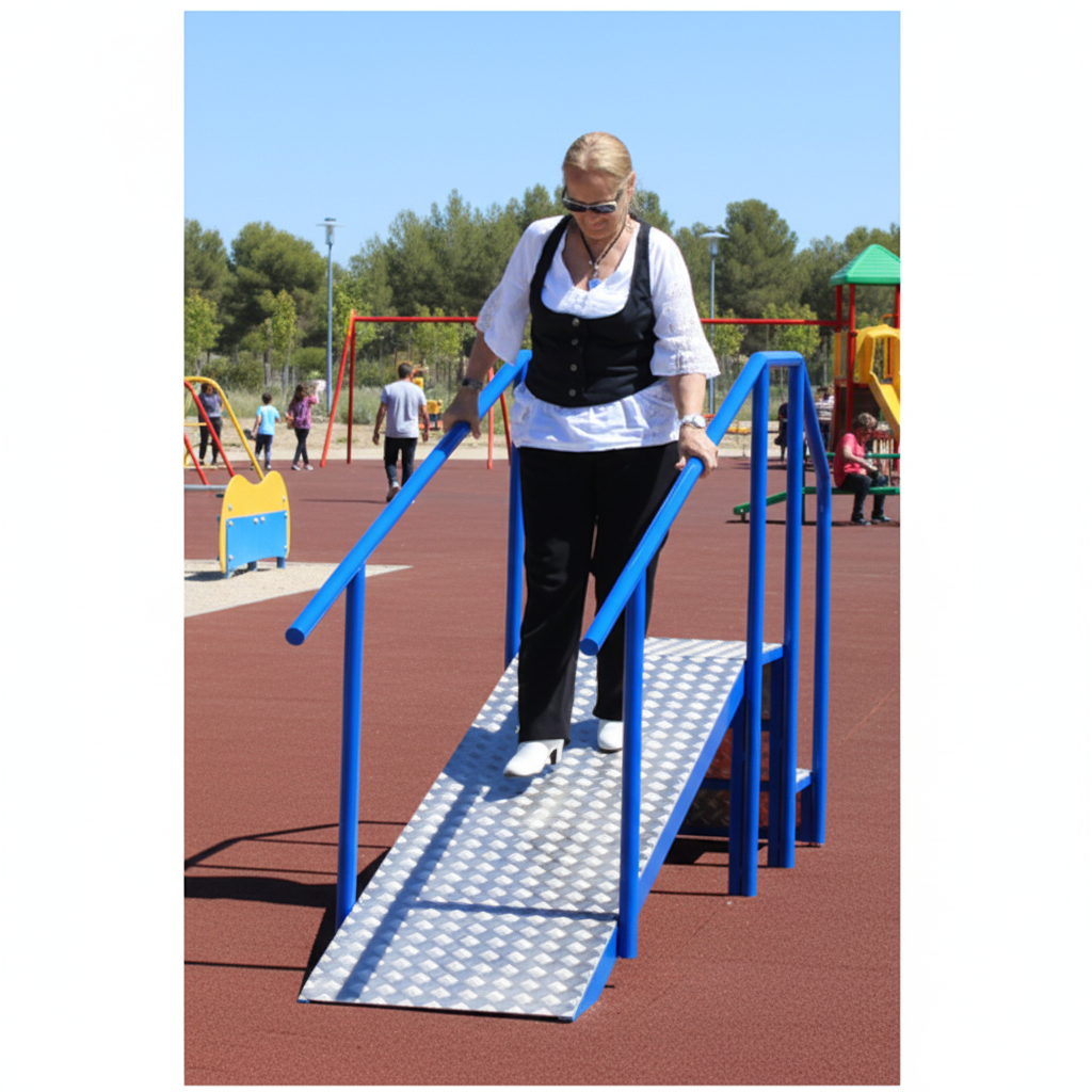 Горка реабилитационная с пандусом малая