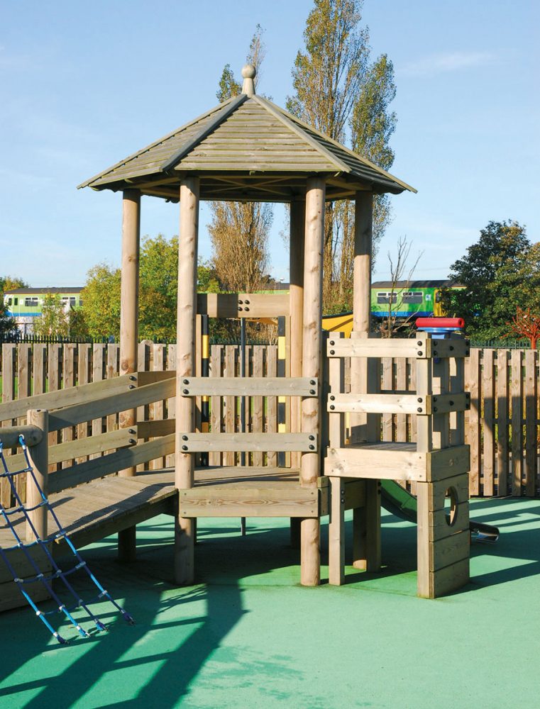 Пандусная игровая площадка Эко-медиум