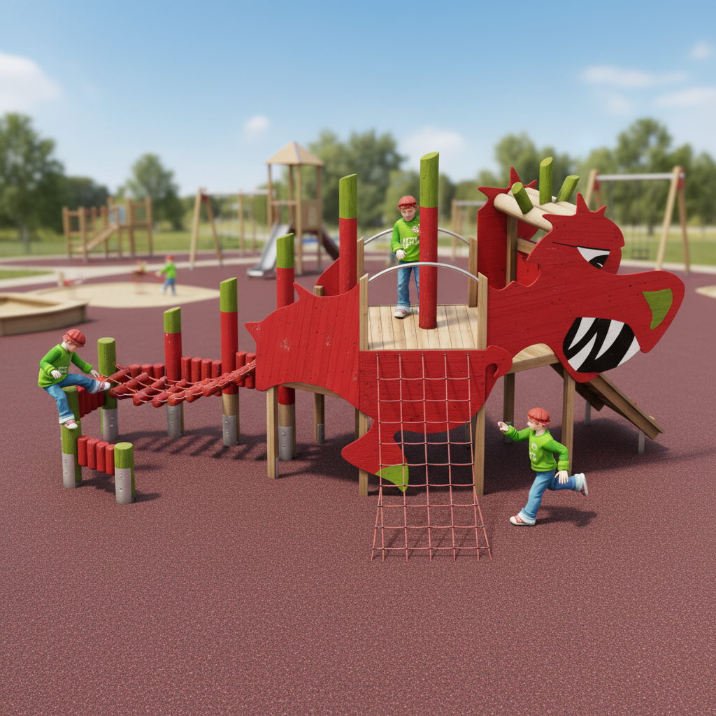 Детский игровой элемент Драко