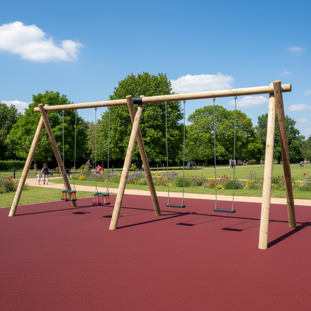 Качели четырехместные