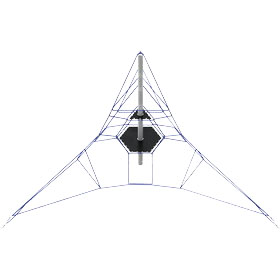 Конструкция для лазания серия "Звезда" ПД-647 (5х5х3)
