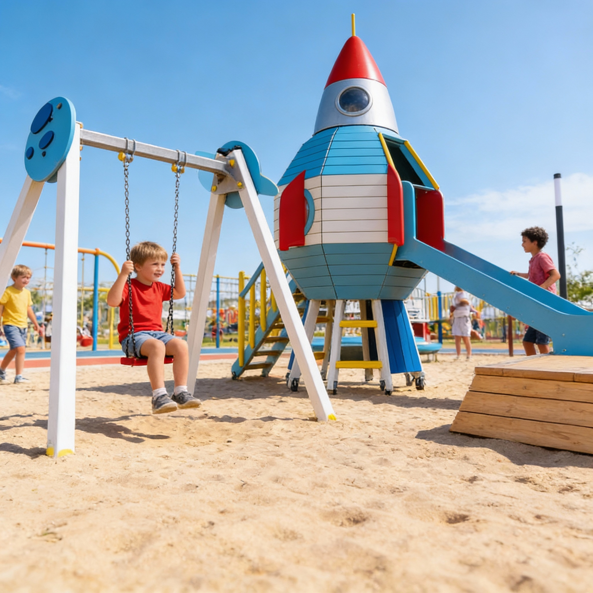 Детский игровой комплекс "Прилунение"