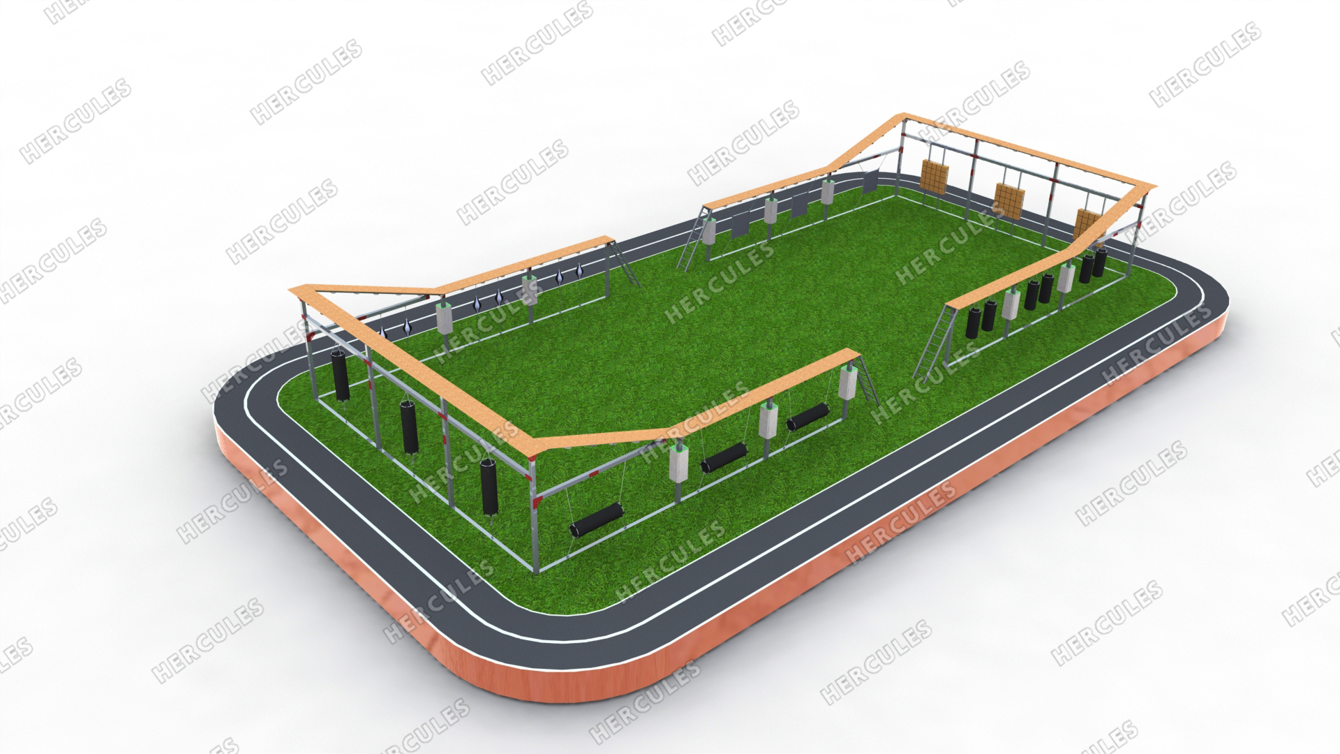 Площадка для рукопашного боя ГЕРКУЛЕС 17