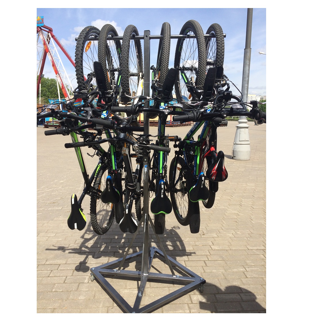 Система для хранения велосипедов на 6 мест мобильная