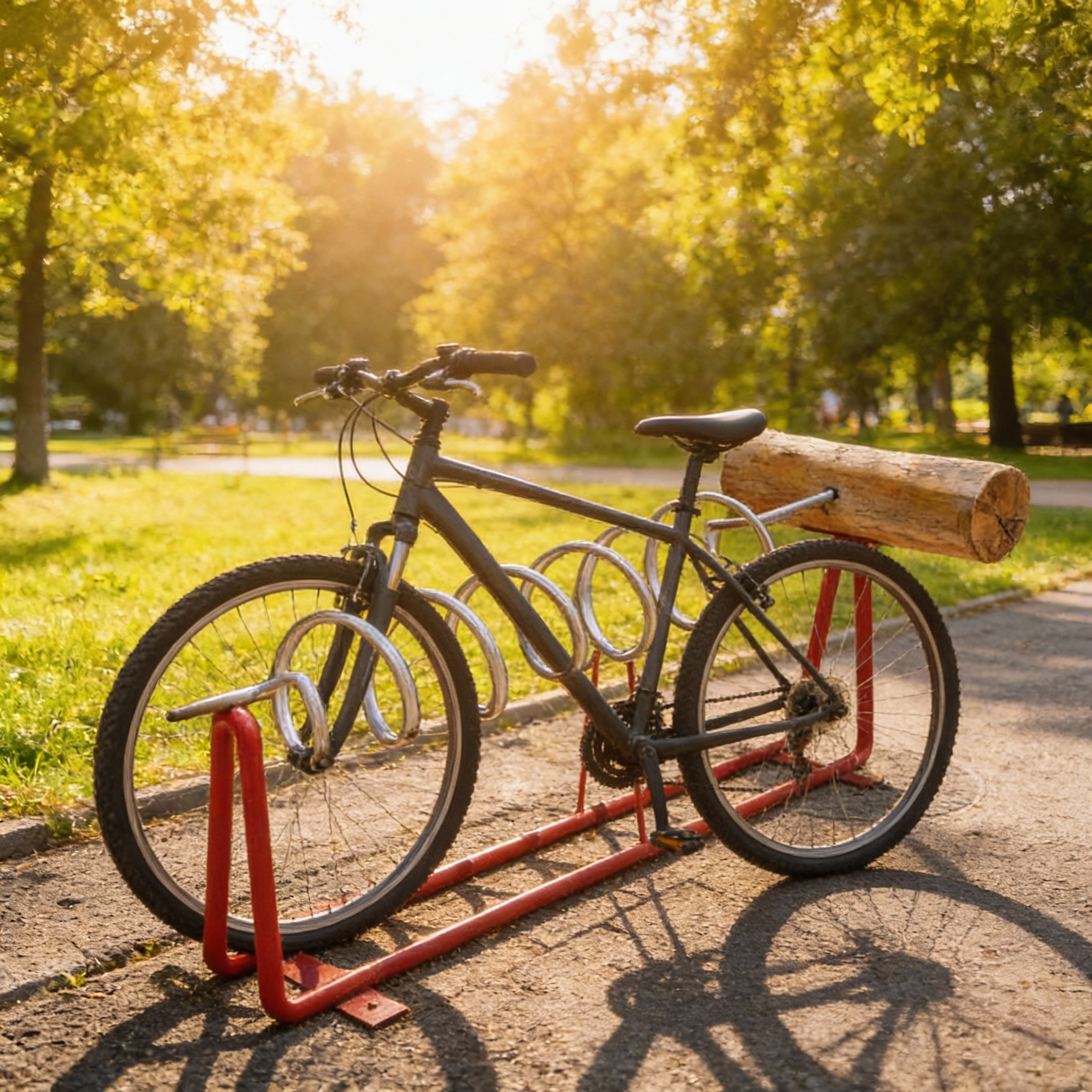 Велопарковка декоративная Штопор