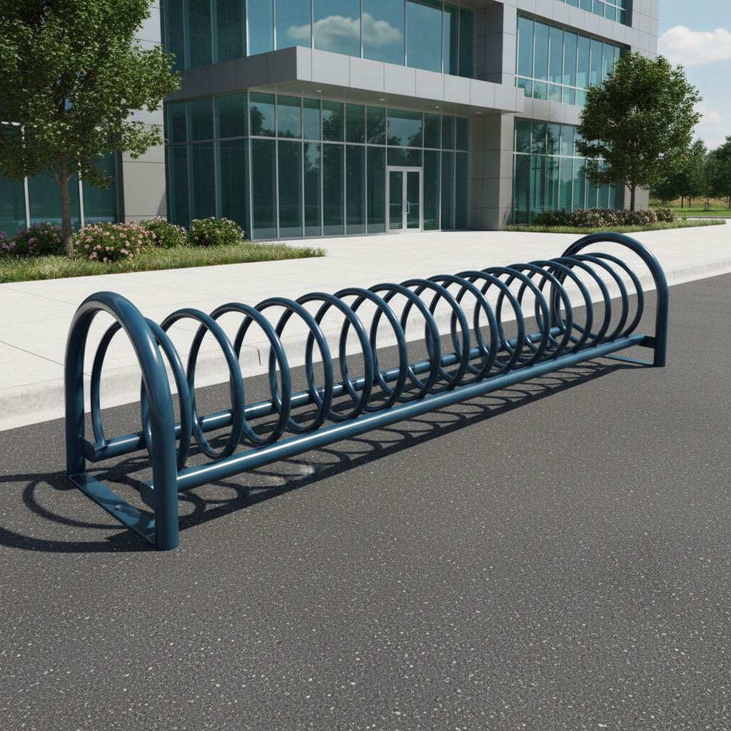 Велопарковка Пружина на раме