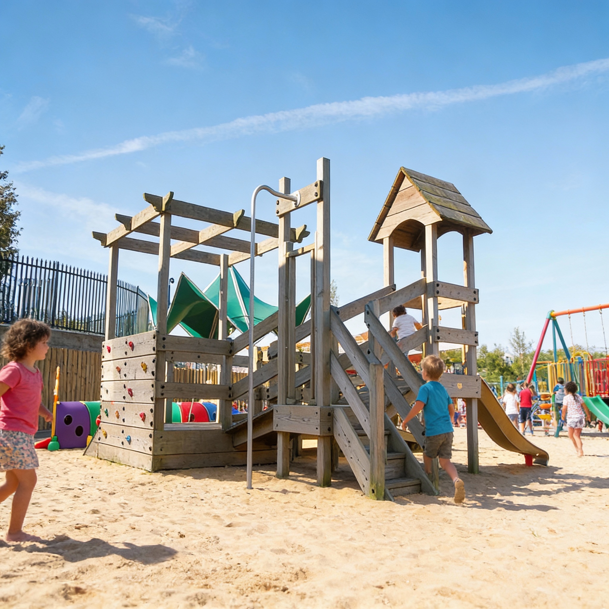 Пандусная игровая площадка Эко-смол