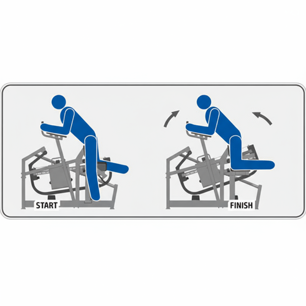 НВВ-011Z Тренажер на заднюю поверхность бедра