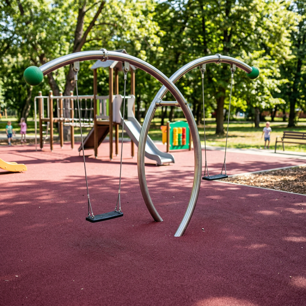 Качели Бабочка из нержавеющей стали