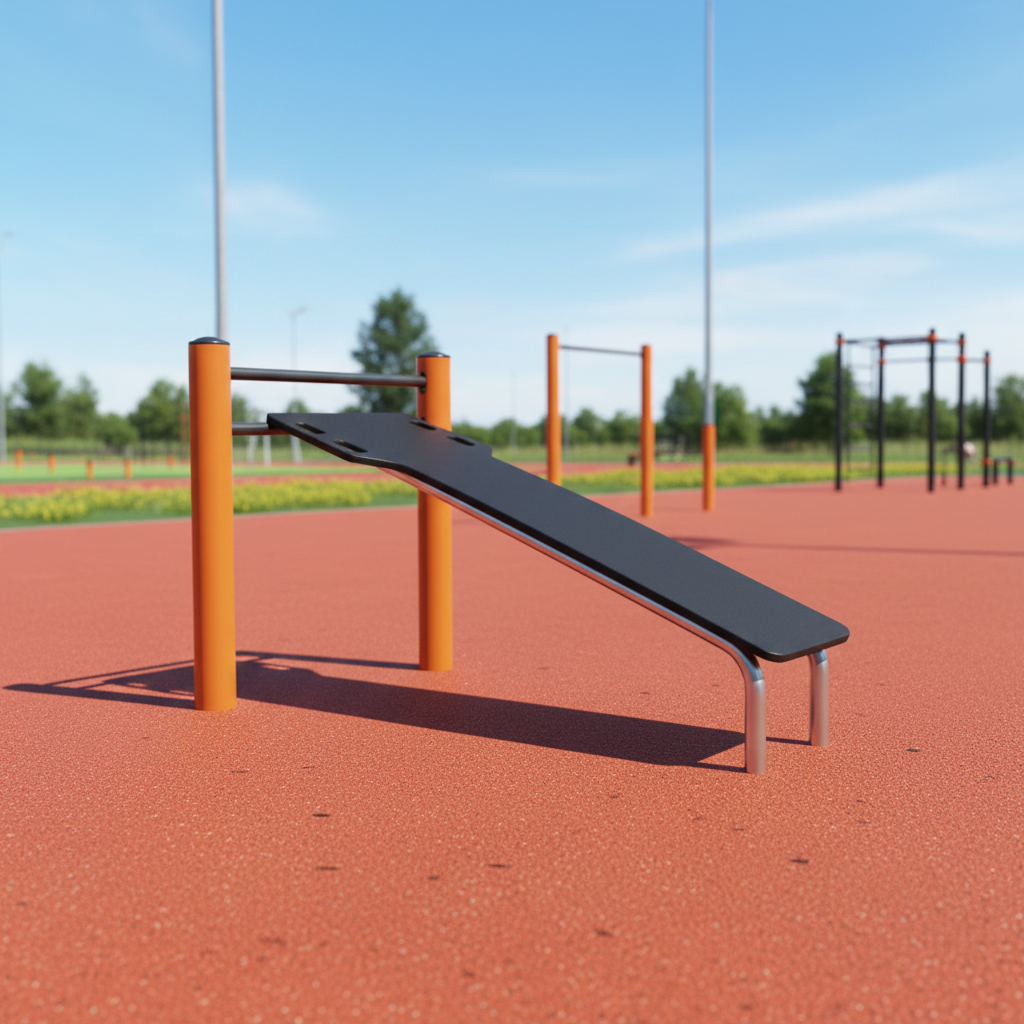 Наклонный тренажёр для пресса серия Kompann