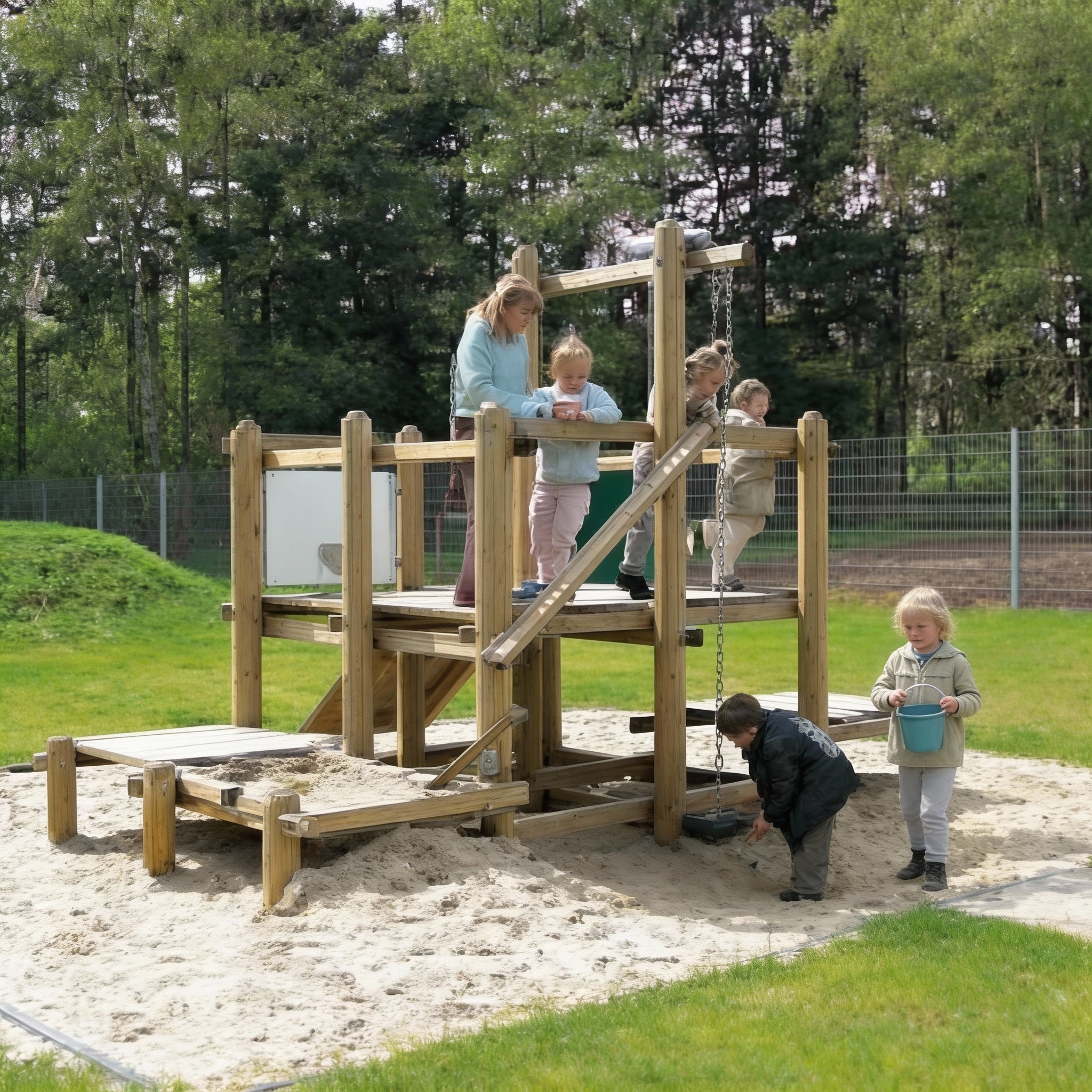 Детская площадка для игр с песком "Кайри"