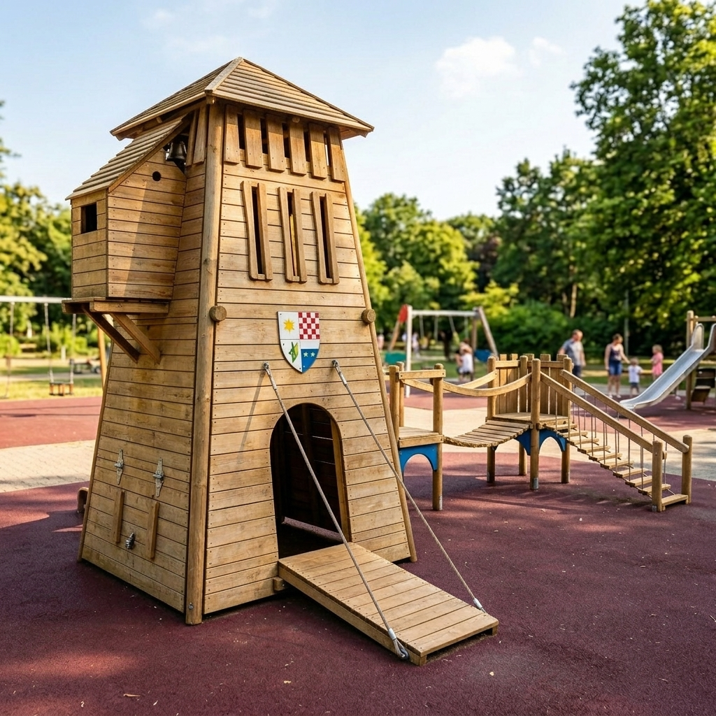 Детский игровой комплекс "Башня Рыцаря"