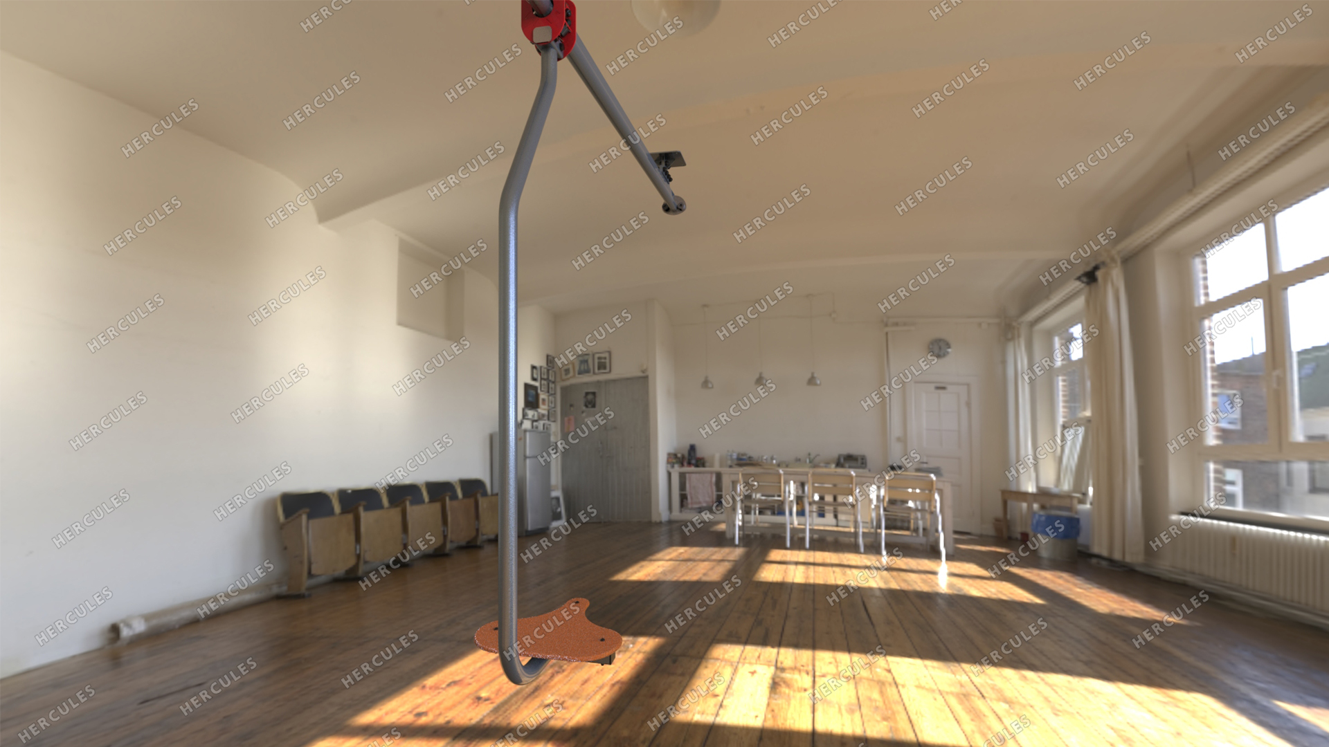 Подвесная потолочная система с сидением (травалатор)