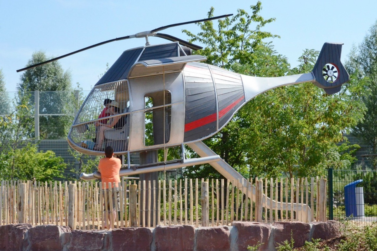 Горка для детей Вертолет СКИ 076