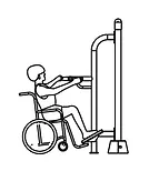 Н-012 Ручной велосипед для колясочников