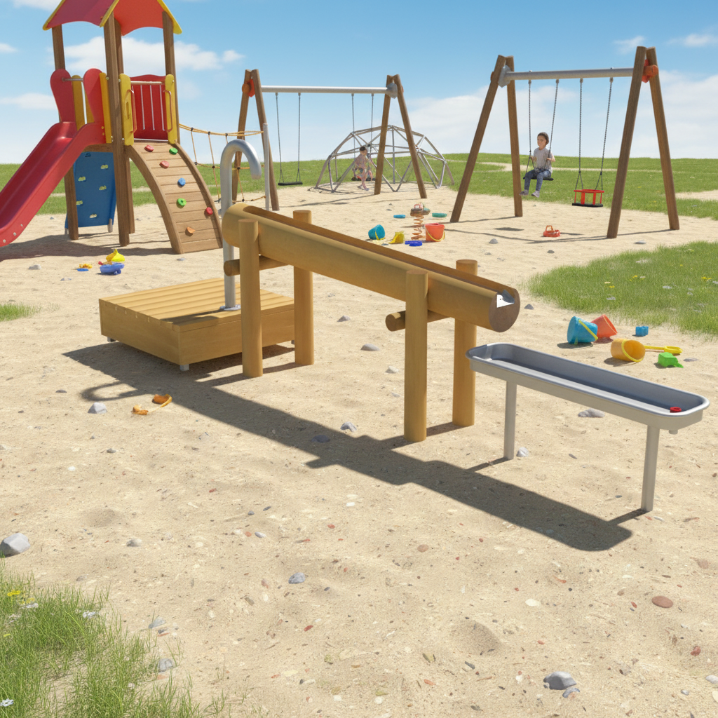 Детская площадка для игр с песком и водой Ажек