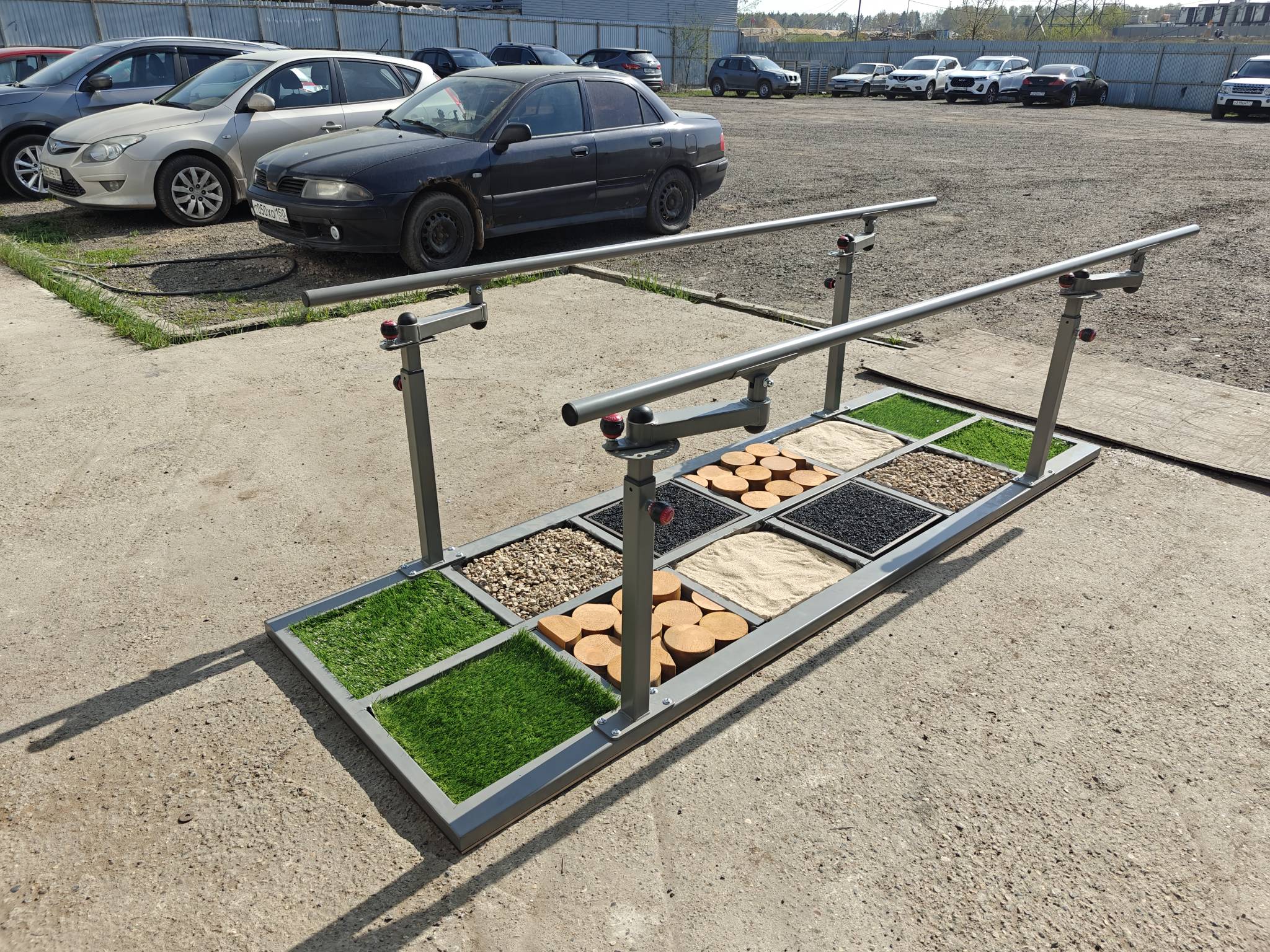 Дорожка для ходьбы с имитацией неровной поверхности 3 x 1 м