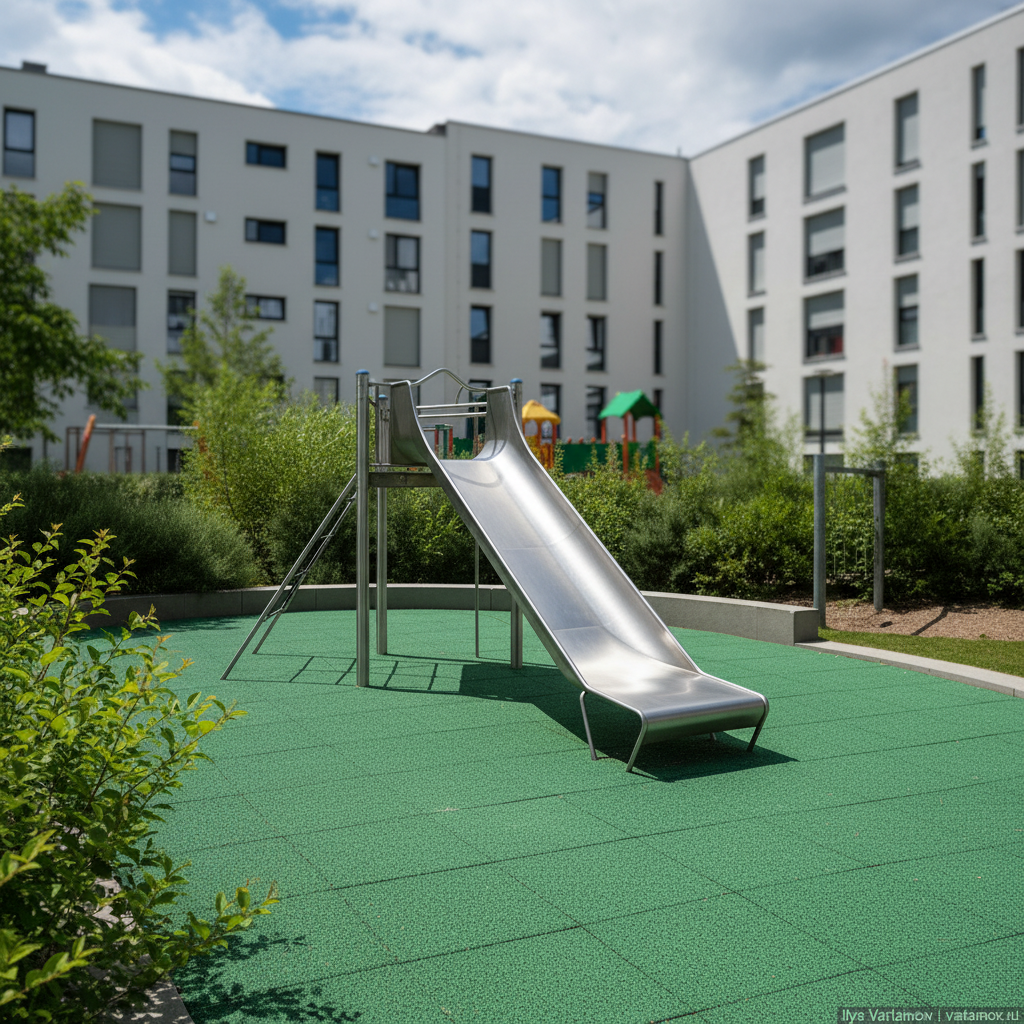 Горка из нерж.стали Ветерок